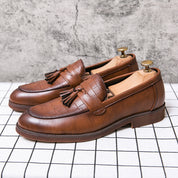 Ryan Mitchell | Tassel Loafer Leather Shoes For Men
