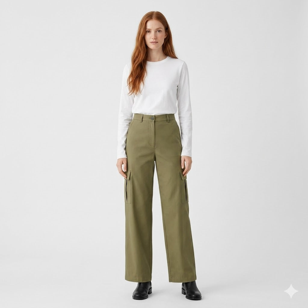 Sophie Laurent | High Waisted Tailored Pants For Women