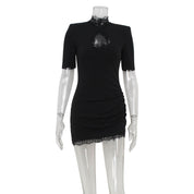 Phoebe Walker | Lace Cut-Out Mini Dress For Women