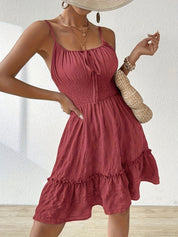 Grace Hughes | Breezy Ruched Mini Dress For Women