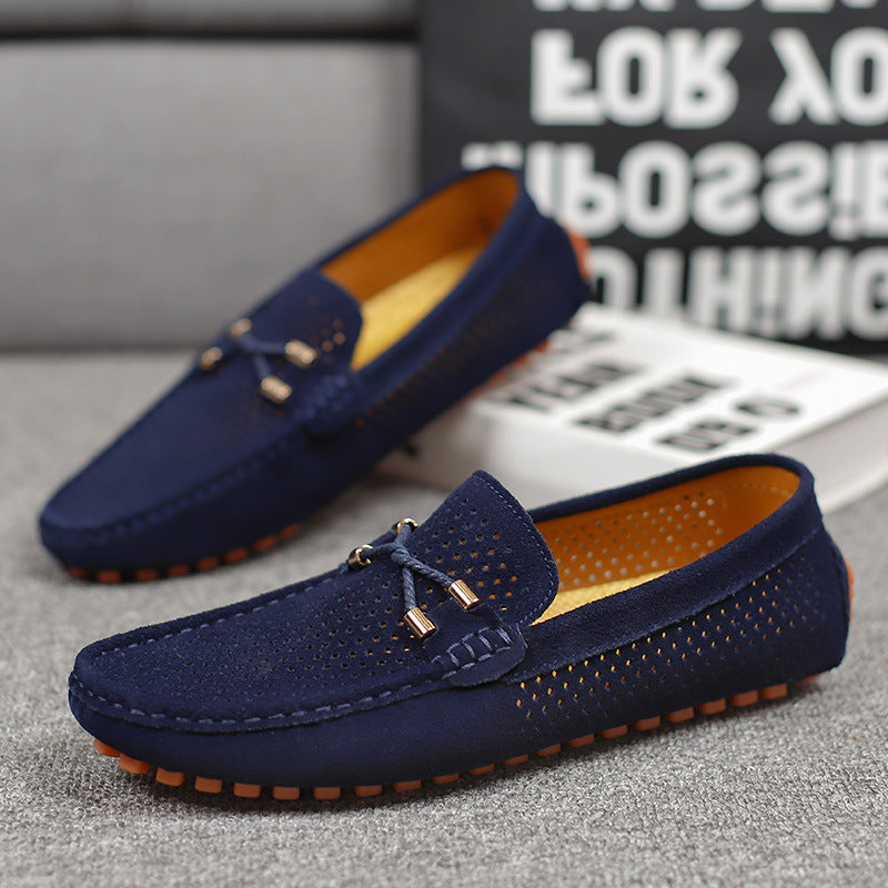 Flynn Sutherland | Suede Slip-On Loafers For Men