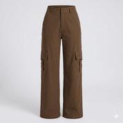 Aurélie Martin | High-Waisted Cargo Pants with Urban Utility Style For Women