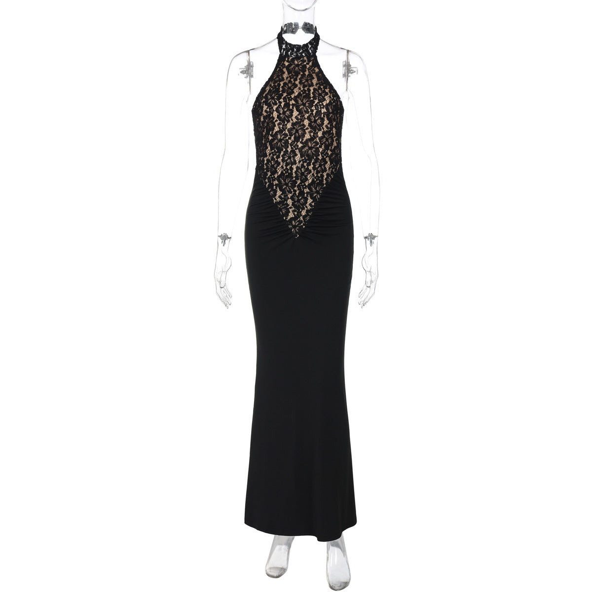 Evie Sharpe | Lace Halterneck Maxi Dress For Women