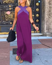 Ruby Stewart | Cross Halter Maxi Dress For Women
