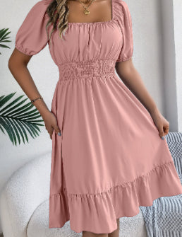 Freya Bennett | Ruffled A-Line Midi Dress For Women