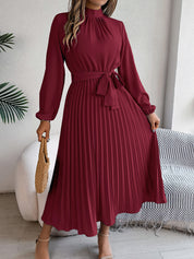 Lauren Ryan | Pleated Midi Dress For Women