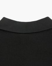 Marco De Santis | Chunky Knit Half-Zip Sweater with Modern Texture For Men