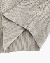 Marco De Santis | Chunky Knit Half-Zip Sweater with Modern Texture For Men