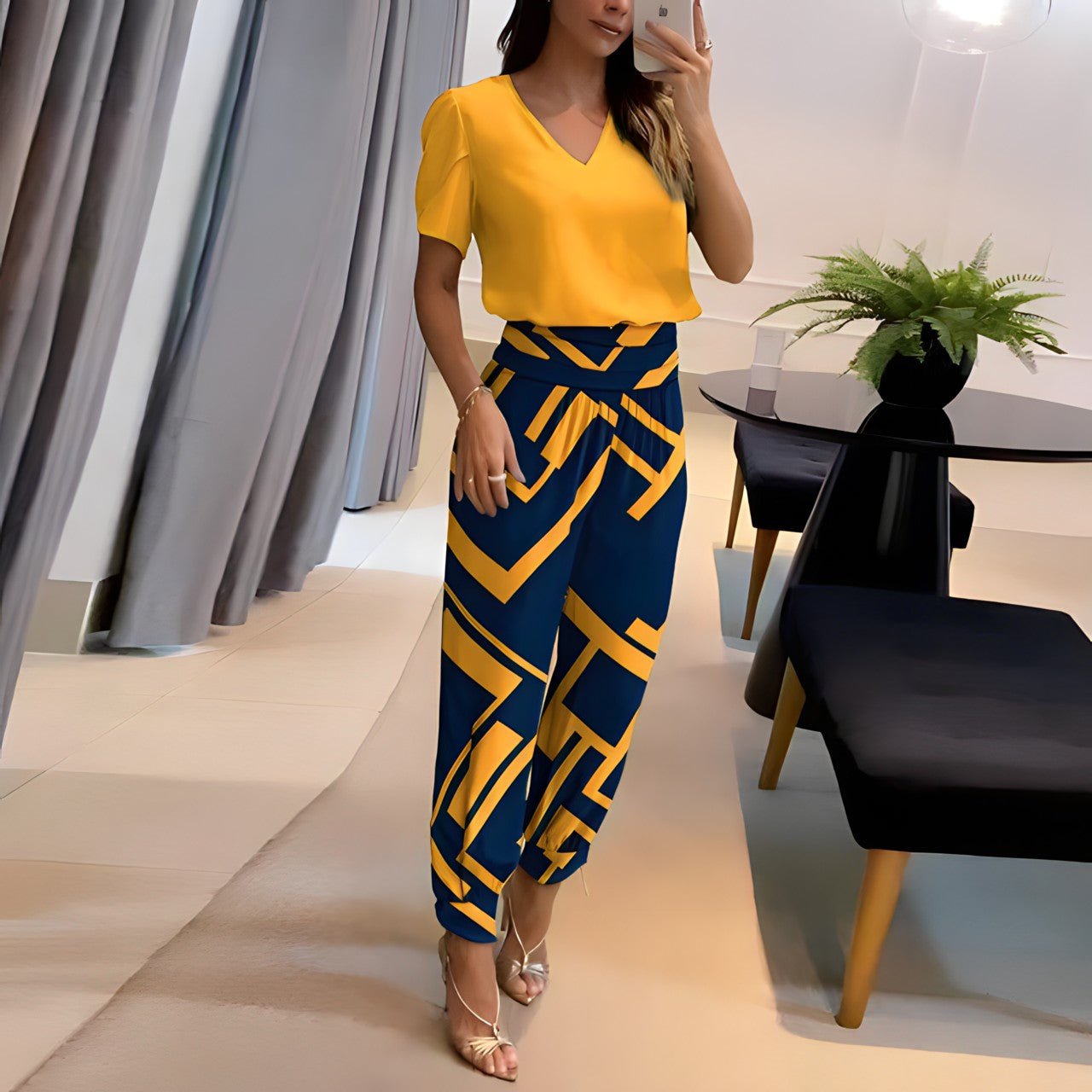 Matilda Crowther | Printed Two-Piece Set For Women