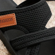 Mia Ashwood | Crisscross Mesh Sandals For Women