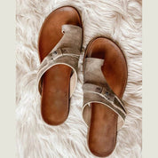 Adelaide Winslow | Cushioned Vegan Leather Sandals For Women