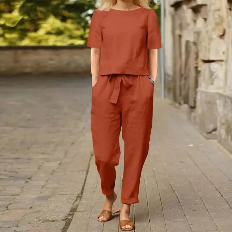 Georgia Nolan | Relaxed Cotton Two-Piece Set For Women