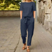 Georgia Nolan | Relaxed Cotton Two-Piece Set For Women