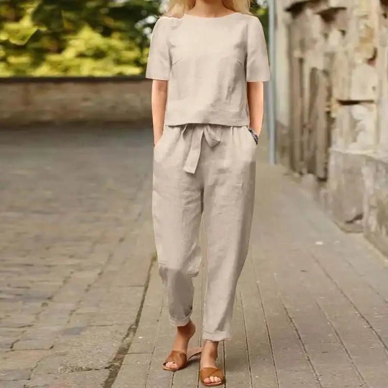 Georgia Nolan | Relaxed Cotton Two-Piece Set For Women