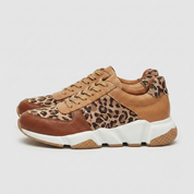 Ava Martin | Leopard Print Fashion Sneakers For Women