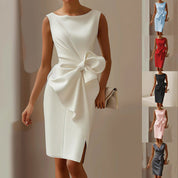 Cordelia Ashworth | Bow Detail Midi Sheath Dress For Women