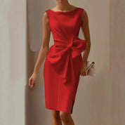 Cordelia Ashworth | Bow Detail Midi Sheath Dress For Women