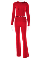 Sienna Moreau | Ribbed Lounge Set With Luxe Sculpted Fit Detail