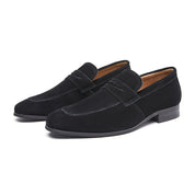 Toby Sullivan | Suede Penny Loafers For Men