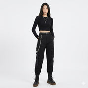 Ariana Moretti | Streetwear Cargo Jogger Pants For Women