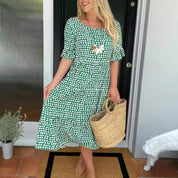 Emma Smith | Polka Dot Midi Dress For Women