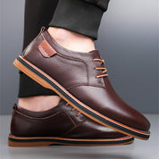 Fraser Kingston | Leather Lace-Up Oxford Shoes For Men