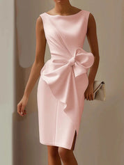 Cordelia Ashworth | Bow Detail Midi Sheath Dress For Women