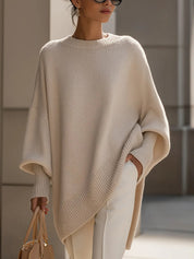Emma Wilson | Oversized Knit Batwing Pullover Sweater For Women