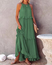 Amelia Turner | Tiered Ruffle Maxi Dress For Women
