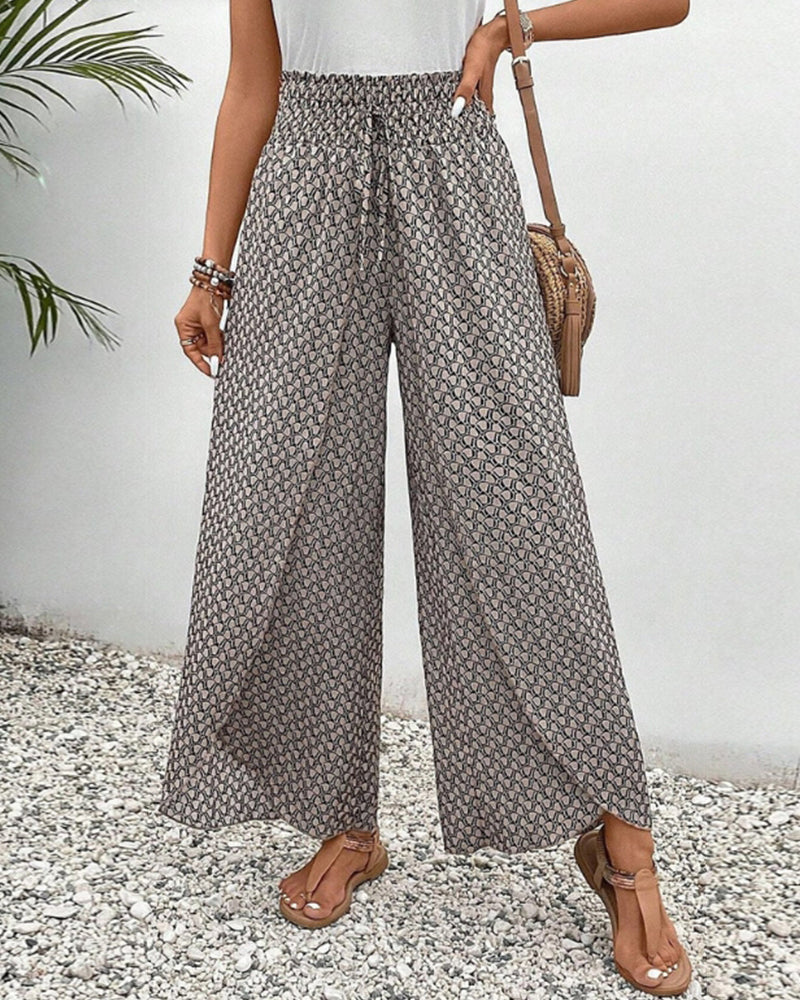 Bridie Cavanagh | Linen Wide-Leg Trousers For Women