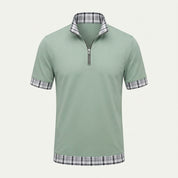 Benjamin Foster | Half-Zip Polo Shirt For Men