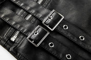 Damien Laurent | Classic Leather Biker Jacket For Men