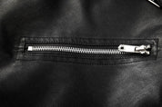 Damien Laurent | Classic Leather Biker Jacket For Men