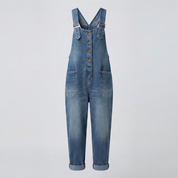 Brooke Sullivan | Wide Leg Denim Overall Jumpsuit For Women