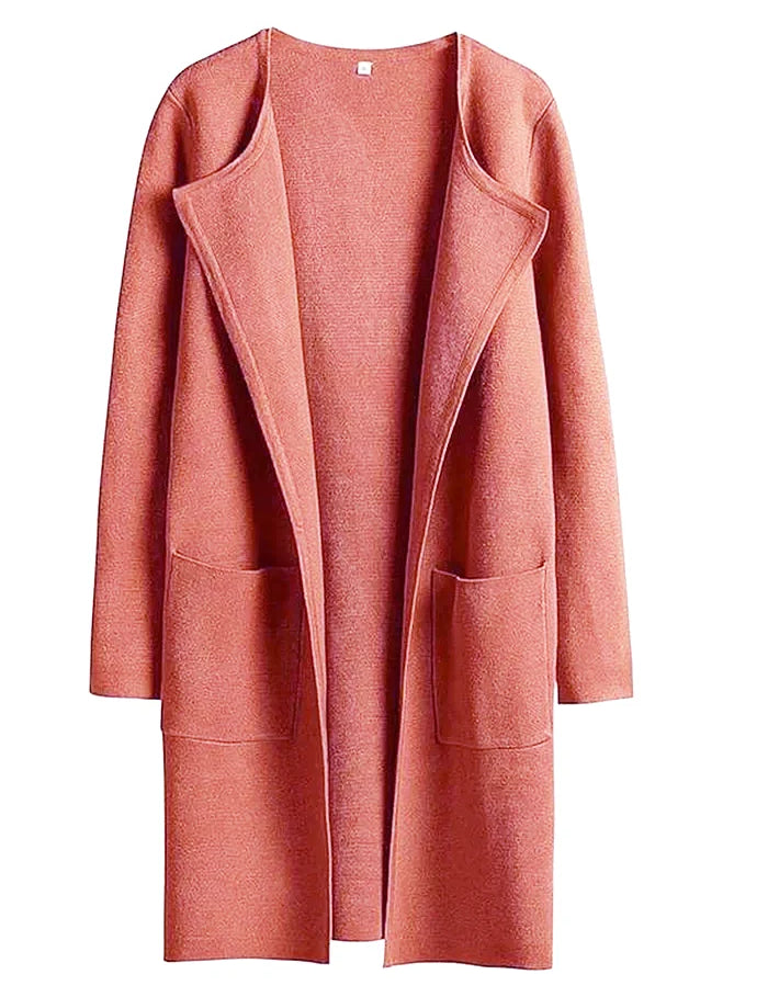 Camille Laurent | Elegant Longline Coat For Women