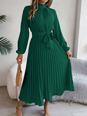 Lauren Ryan | Pleated Midi Dress For Women