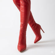 Scarlett Bellini | Luxe Over-The-Knee Stiletto Boots For Women