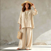 Elisabetta Rookwood | Oversized Tunic & Wide-Leg Set For Women