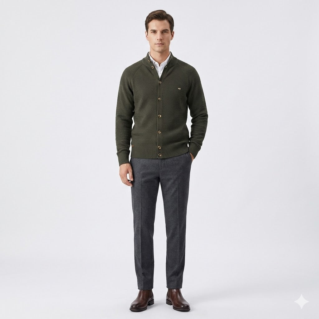 Nathaniel Rossi | Premium Knit Cardigan For Men