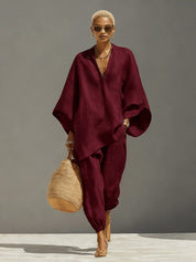 Cleo Fairhurst | Relaxed Batwing Two-Piece Set For Women