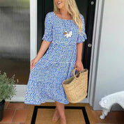 Emma Smith | Polka Dot Midi Dress For Women