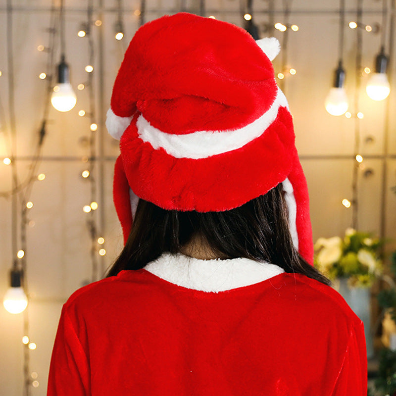 Snow Drift | Red Plush Santa Christmas Hat Unisex