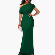Isla Turner | One-Shoulder Maxi Party Dress For Women