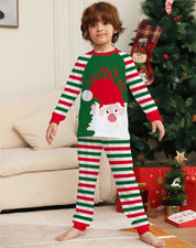 Candy Lane | Red Striped Santa Christmas Pyjamas Unisex & Family