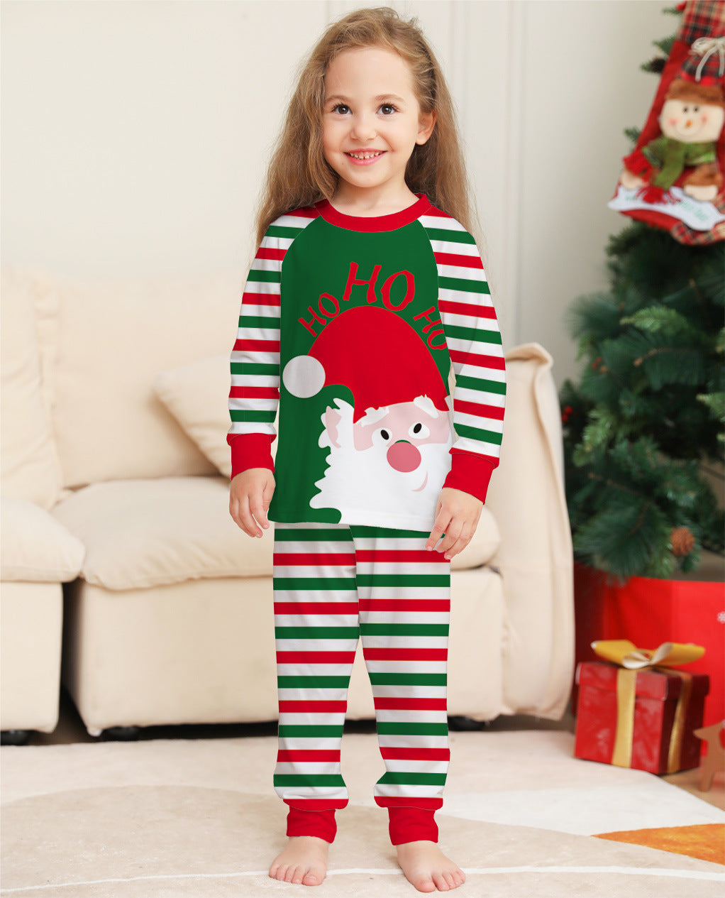 Candy Lane | Red Striped Santa Christmas Pyjamas Unisex & Family