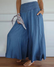 Beatrice Lonsdale | Linen Maxi Skirt With Elastic Waist For Women