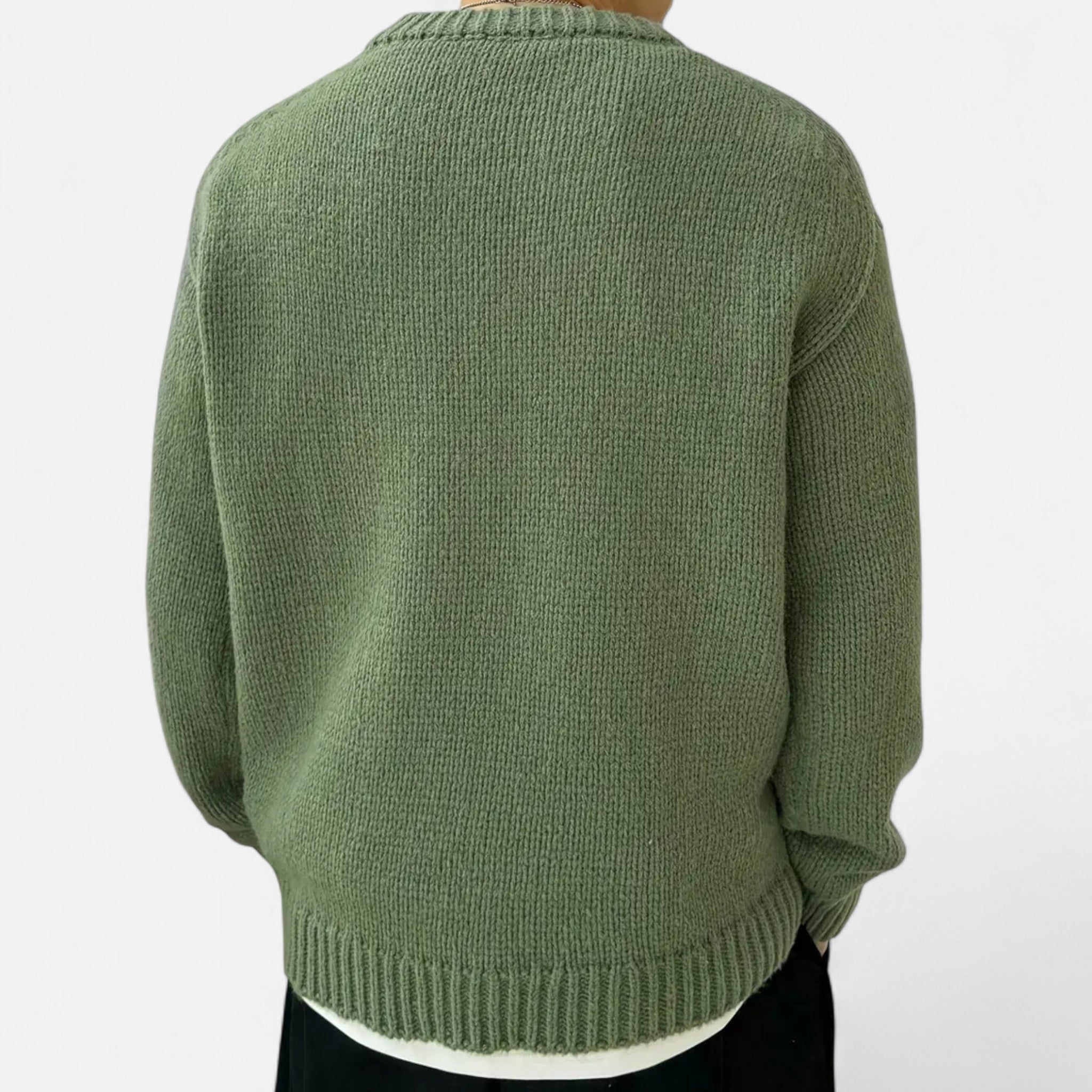 Luca Moretti | Relaxed Knit Sweater For Men