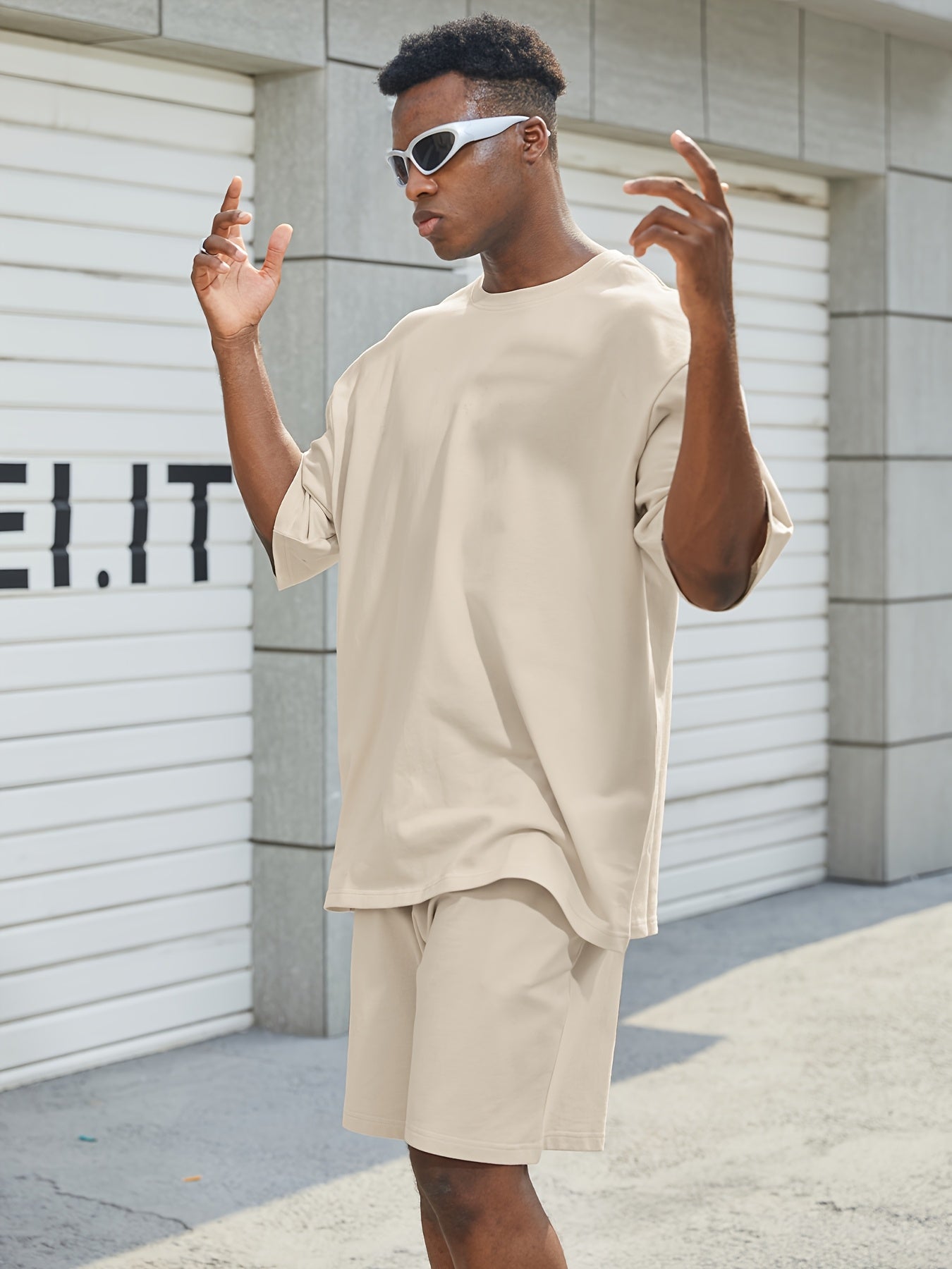 Lachlan Murray | Oversized Cotton Two-Piece Set For Men