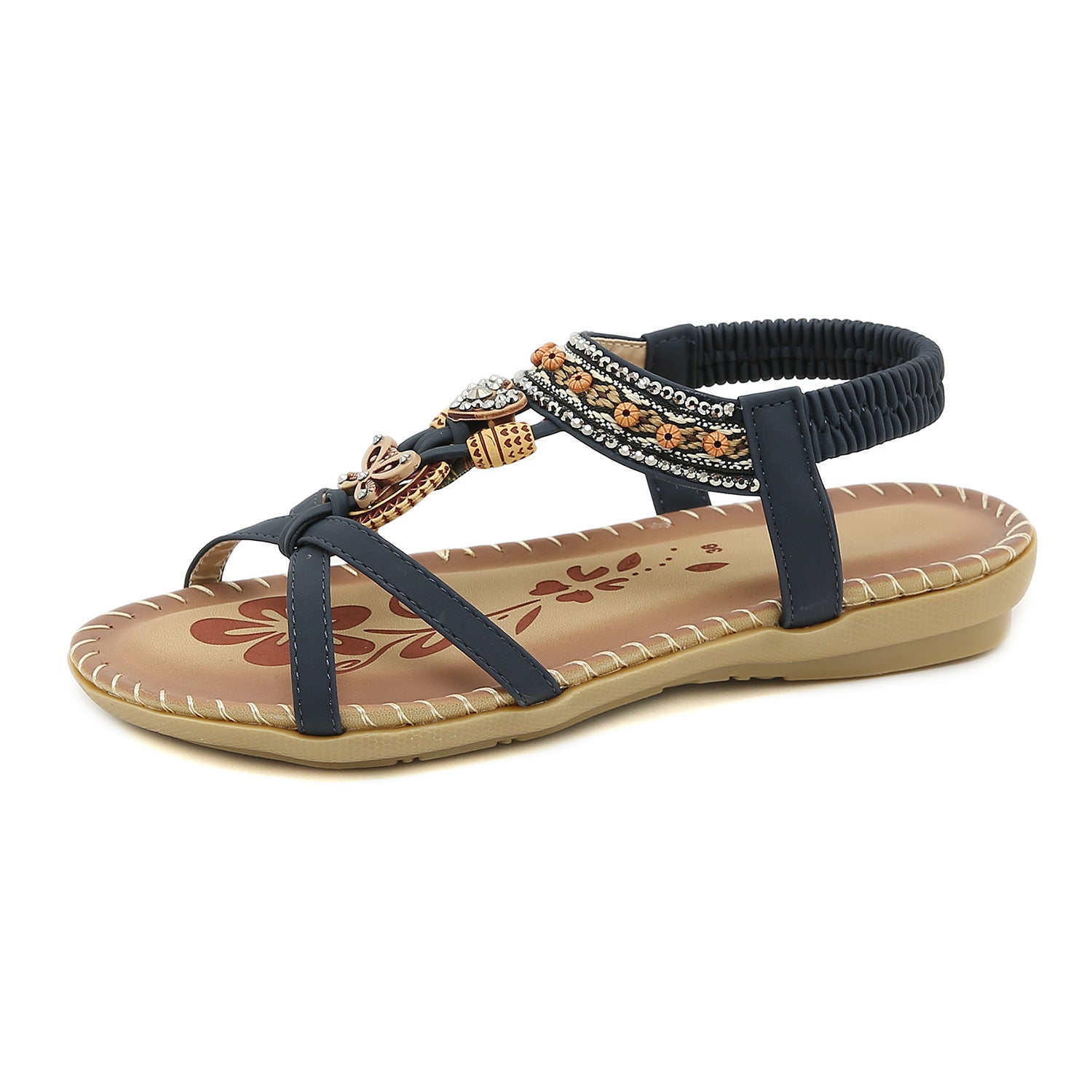 Stella Fairgate | Beaded Boho Flat Sandals For Women
