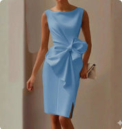 Cordelia Ashworth | Bow Detail Midi Sheath Dress For Women